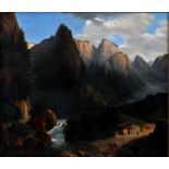 Alpenstück / Landscape painting