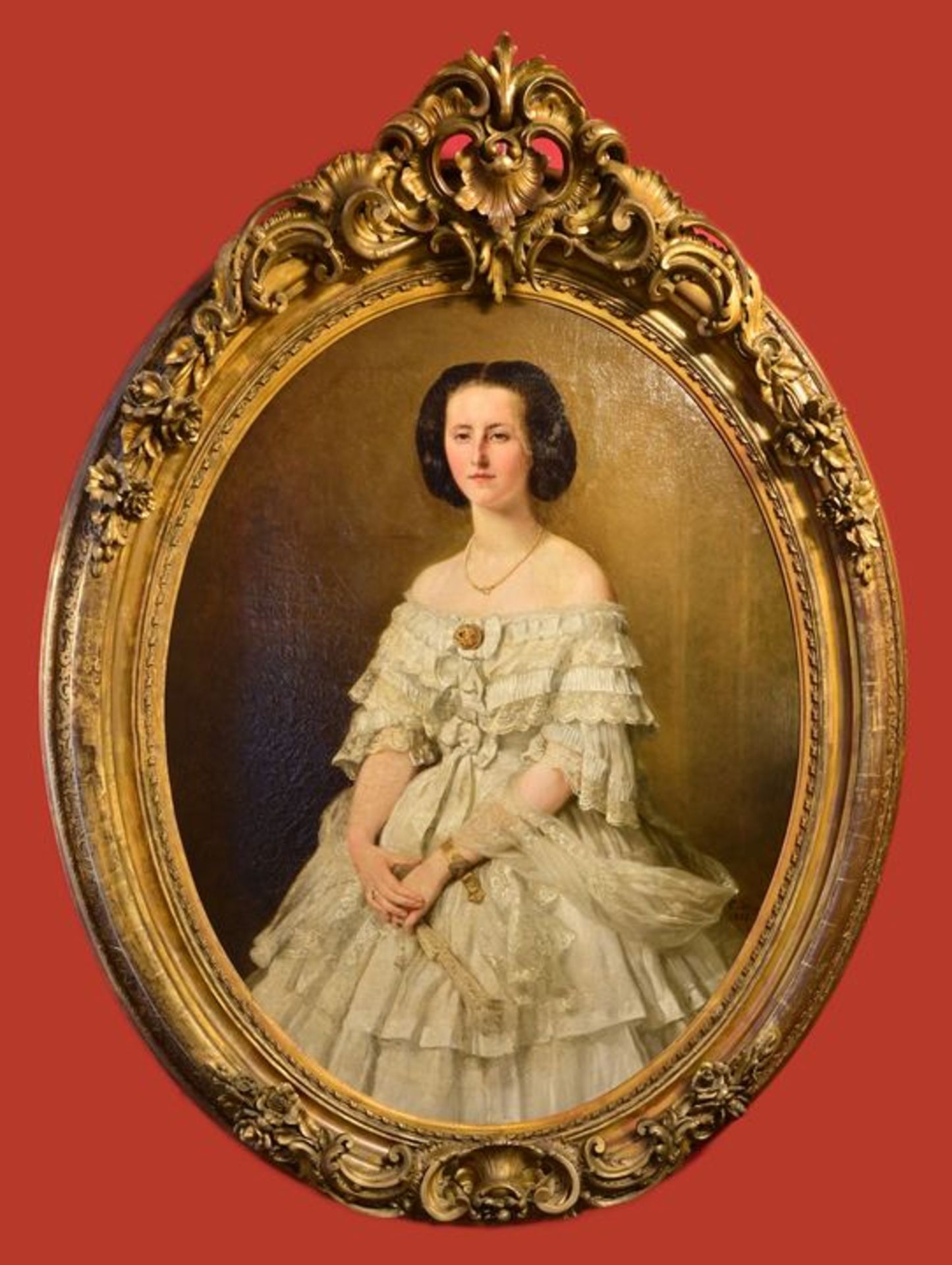 C. Sohn, Damenportrait / C. Sohn, Portrait of a Lady