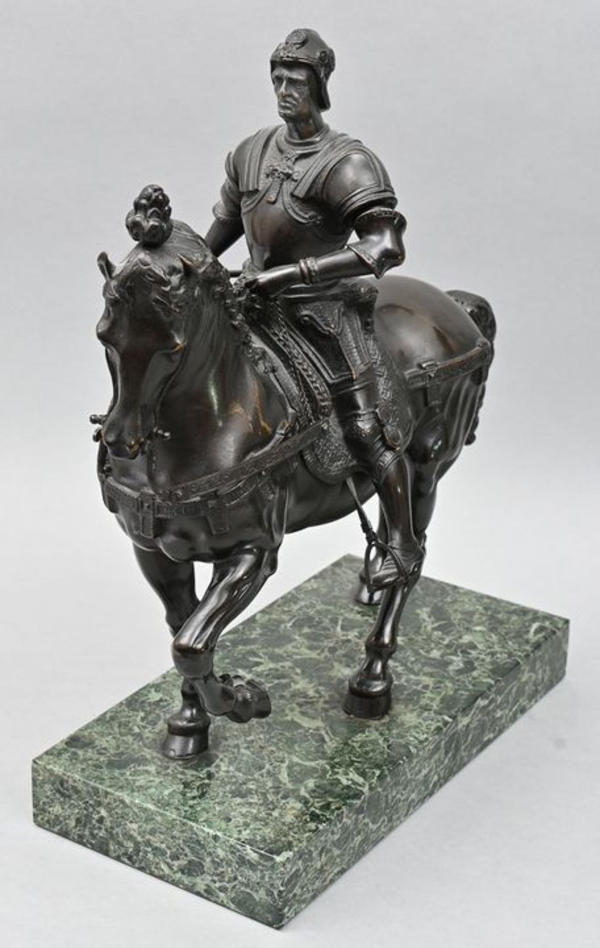 Reiterstandbild Bartolomeo Colleoni / bronze figure