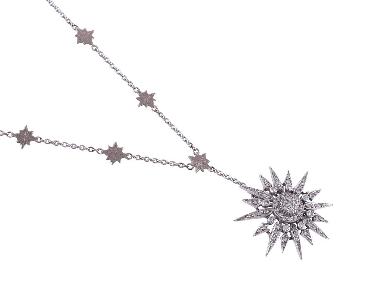 A DIAMOND STAR PENDANT