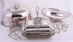 A COLLECTION OF ELECTRO-PLATED ITEMS