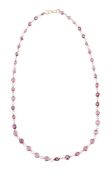 A GARNET NECK CHAIN