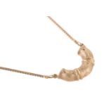 BALESTRA, A GOLD COLOURED NECKLACE