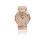 OMEGA, DE VILLE, 18 CARAT GOLD BRACELET WATCH