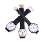 THREE WRIST WATCHES