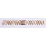 A 9 CARAT GOLD WATCH STRAP BIRMINGHAM 2003