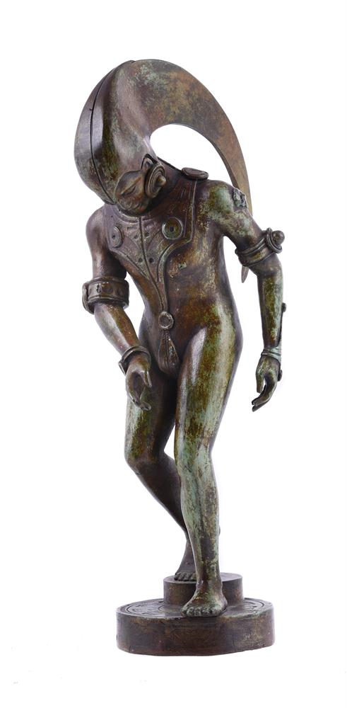 λ Jean-Louis Corby, (French, born 1951), a bronze model of a futuristic warrior,