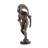 λ Jean-Louis Corby, (French, born 1951), a bronze model of a futuristic warrior,