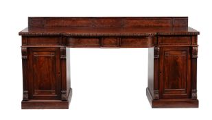 A George IV mahogany sideboard