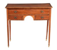 A George III mahogany and inlaid side table