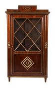A mahogany and brass mounted side cabinet