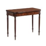 A George IV mahogany tea table