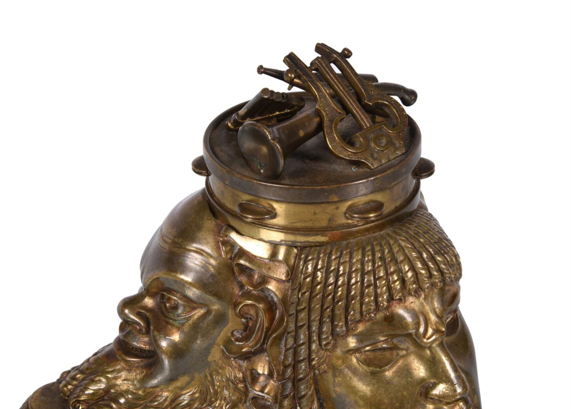 A French bronze inkwell, second half 19th century - Image 3 of 3