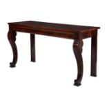 A George IV mahogany serving or hall table