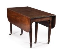 A George IV mahogany extending dining table