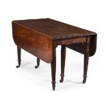 A George IV mahogany extending dining table