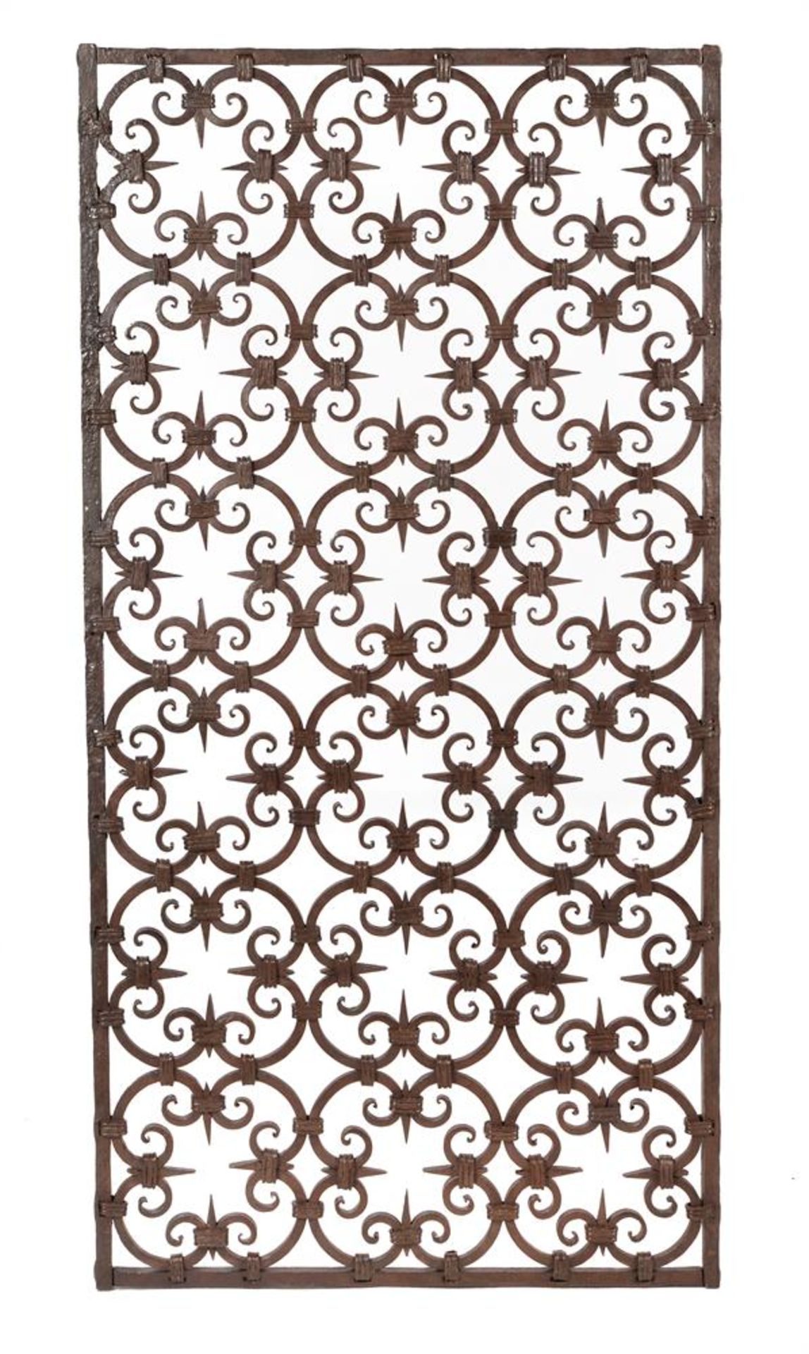A pair of wrought Iron panels - Image 3 of 4
