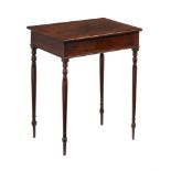 A George IV mahogany occasional table