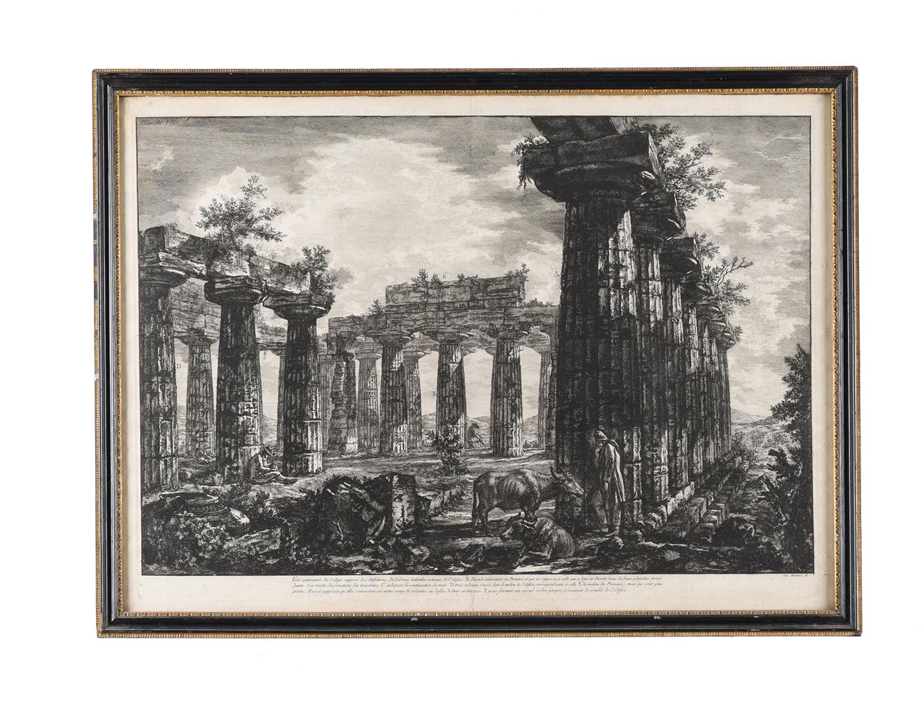 A set of six etchings after Francesco Piranesi - Image 6 of 7