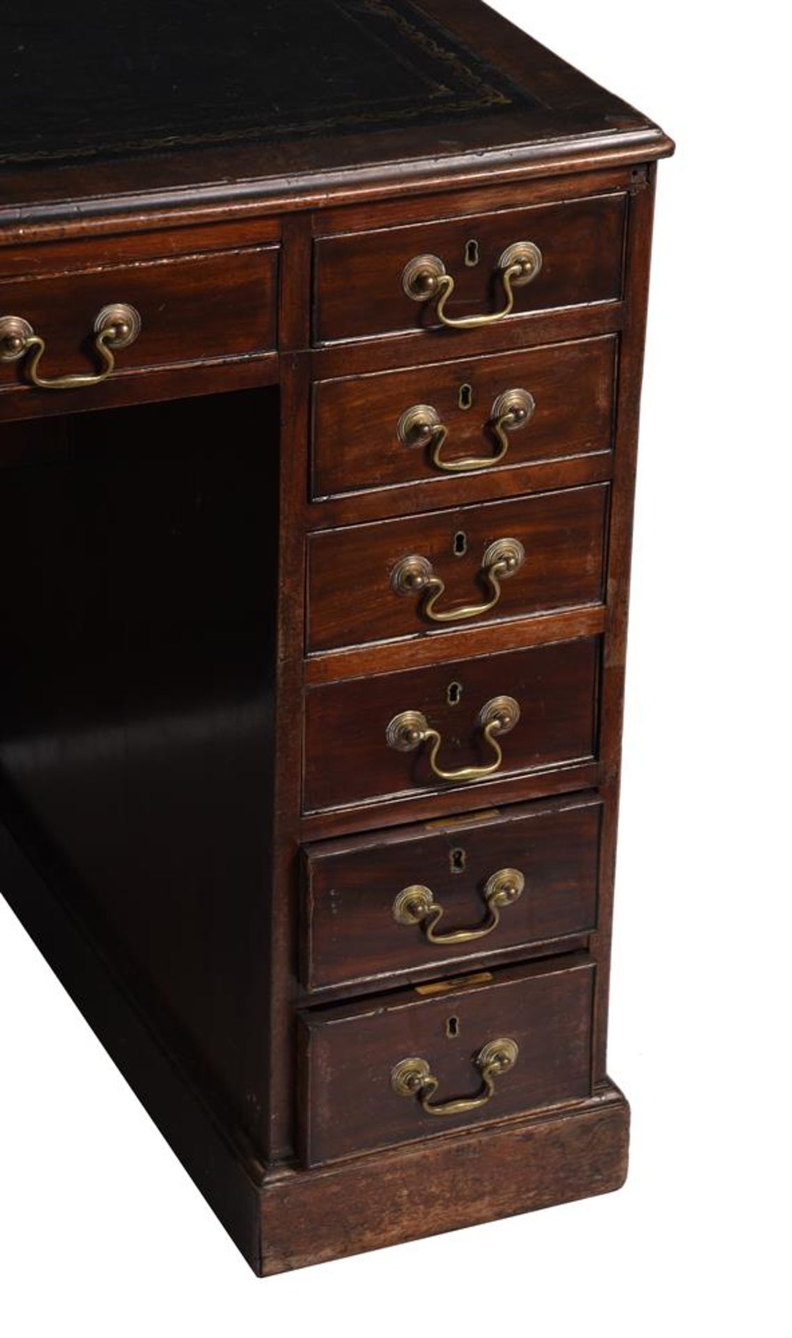 A Victorian mahogany centre desk - Image 2 of 3