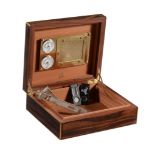 Dunhill, France calamander and box strung humidor