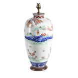 A Japanese porcelain vase