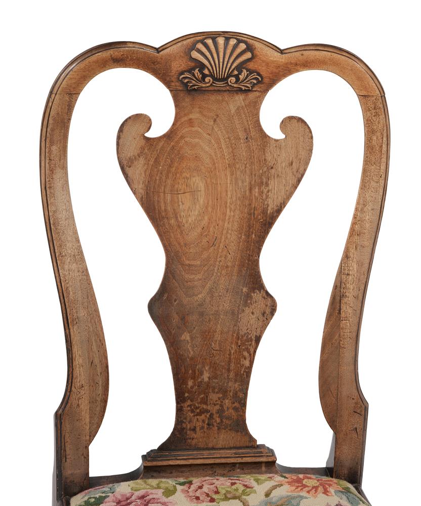A George II walnut side chair - Image 4 of 4