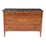 A French Directoire mahogany commode