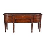 A George IV mahogany sideboard