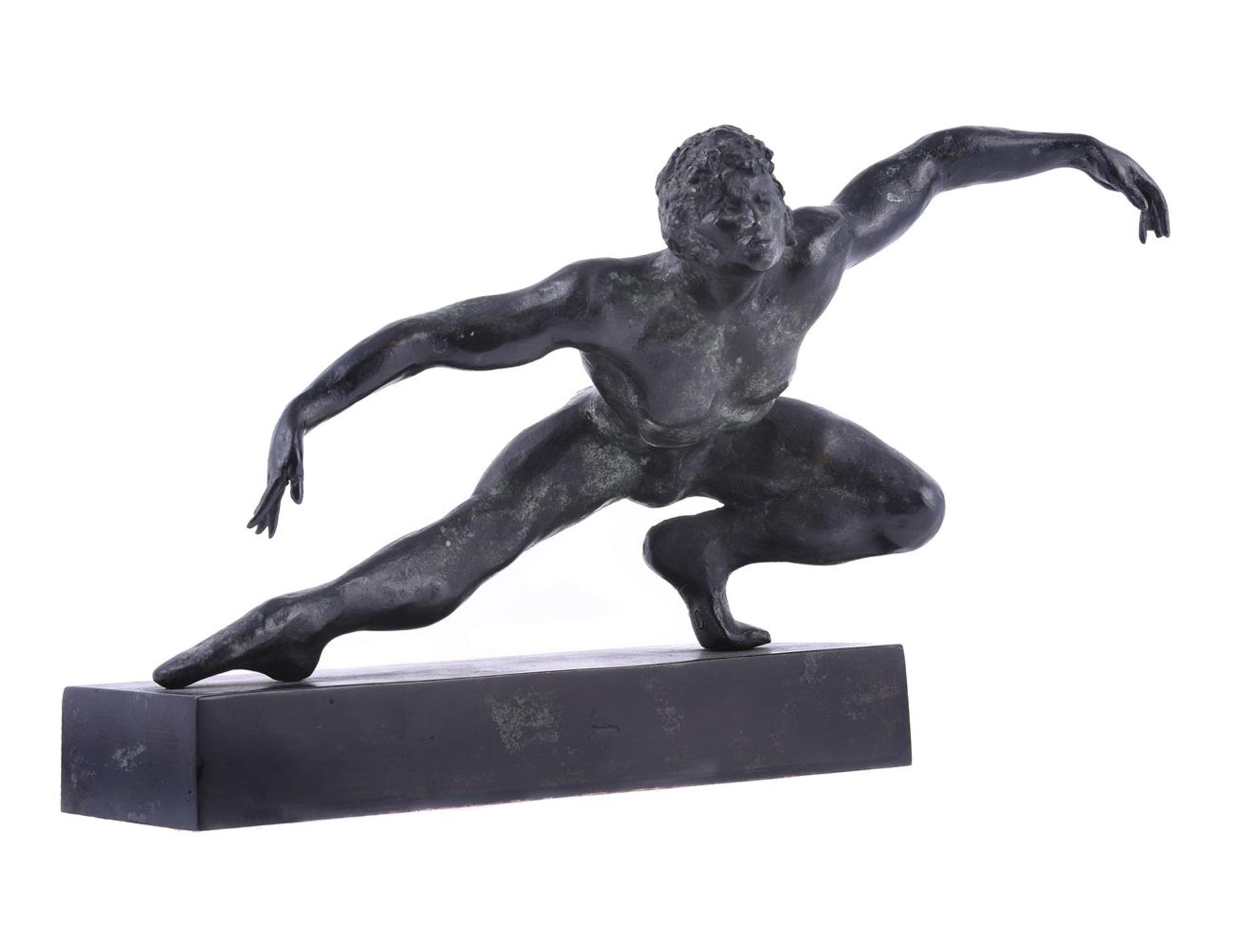 A bronze model of a male ballet dancer - Image 2 of 2