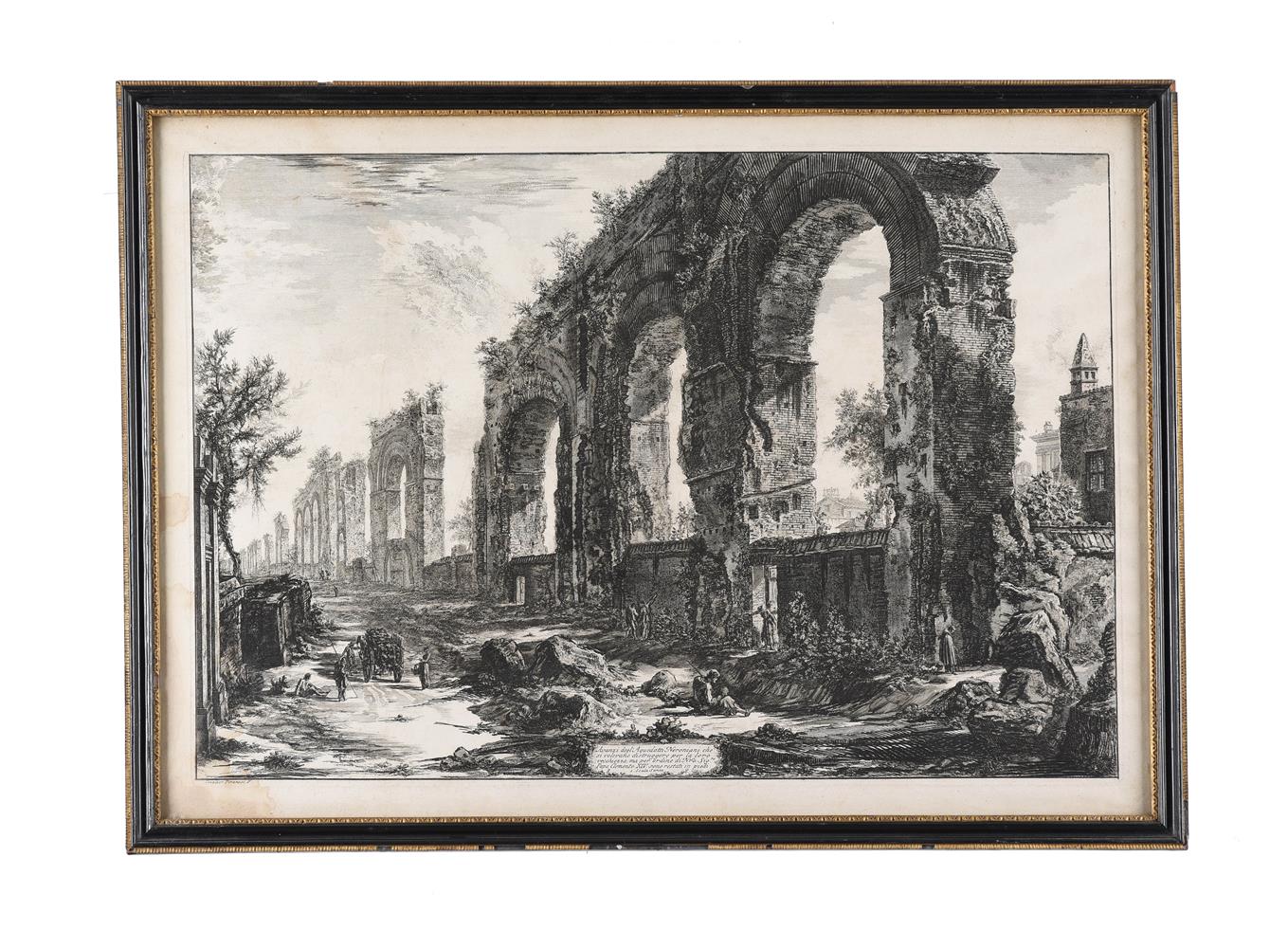 A set of six etchings after Francesco Piranesi - Image 5 of 7