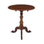 A William IV mahogany tripod table