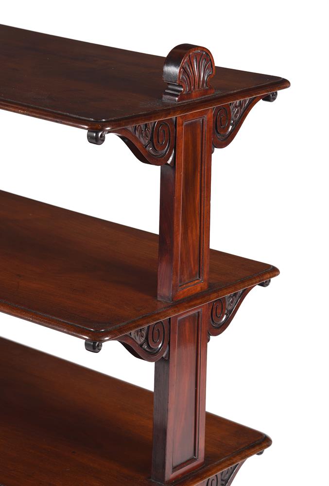 An early Victorian mahogany three-tier buffet - Image 2 of 3