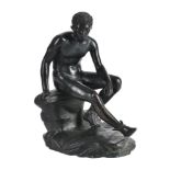 After the antique, a bronze figure of the seated Mercury