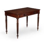 A George IV mahogany side table