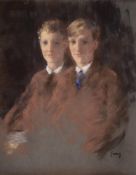 Danish School (20th century), Prince George Valedmar of Denmark (1920 - 1986) and his brother Prince