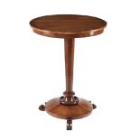 An early Victorian mahogany occasional table