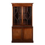 A William IV mahogany bookcase