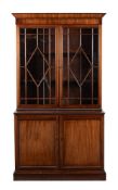 A William IV mahogany bookcase