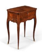 Y A Louis XV kingwood combined writing and dressing table