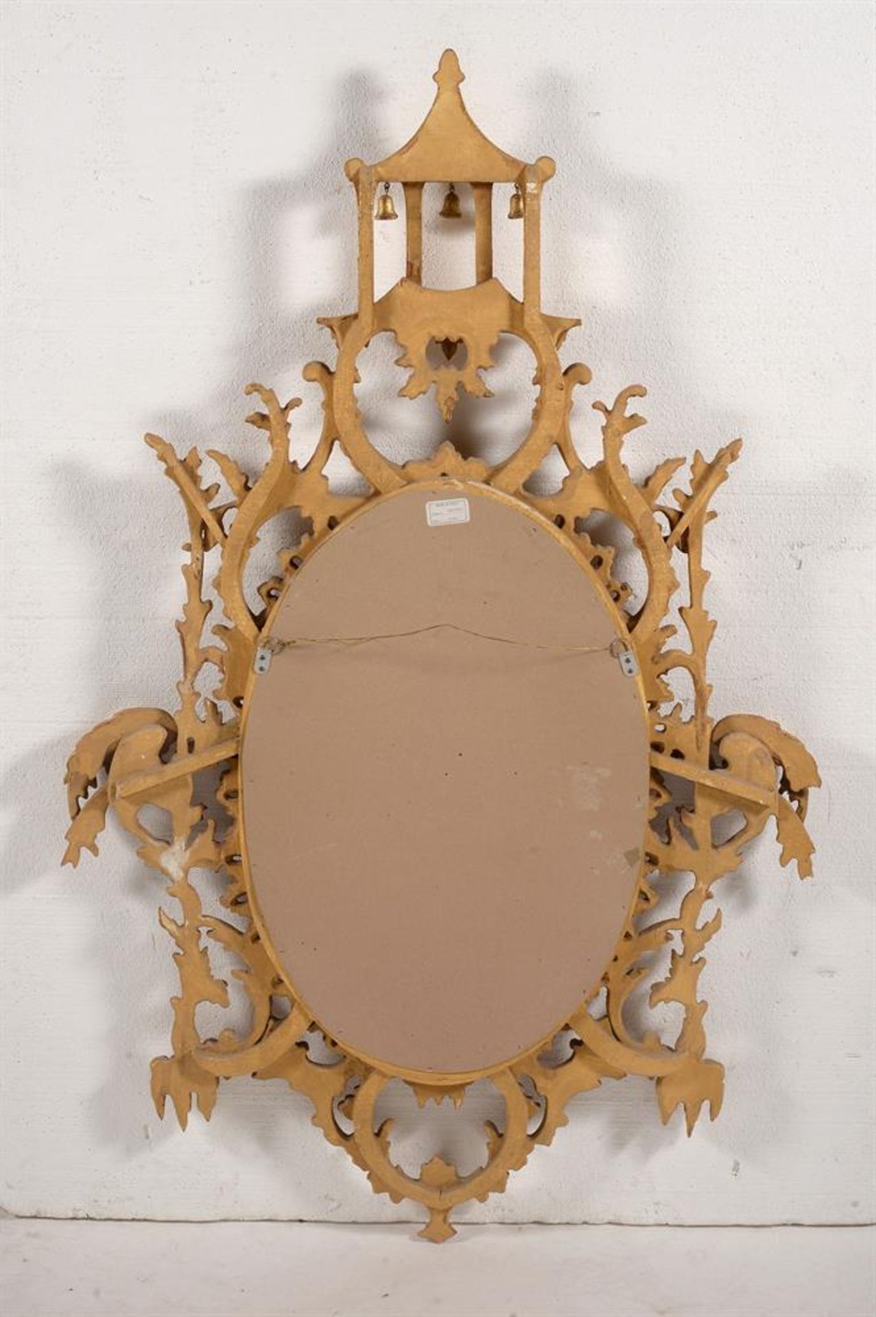 A pair of modern Italian giltwood wall mirrors - Image 3 of 4