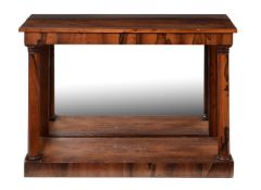 Y A George IV rosewood console table