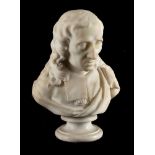 After John Michael Rysbrack (1694-1770), a marble bust of John Milton (1608-74)