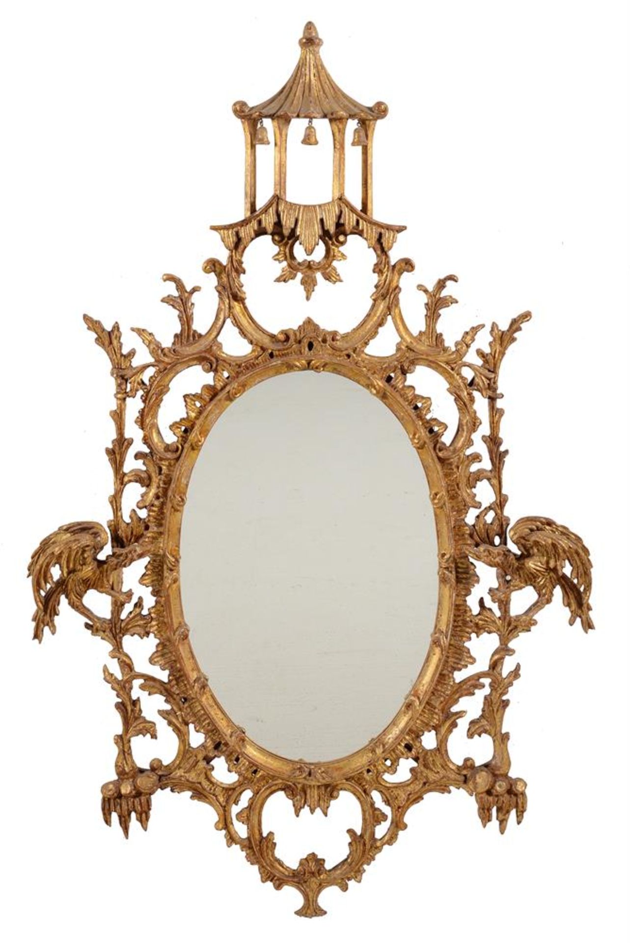 A pair of modern Italian giltwood wall mirrors - Image 2 of 4