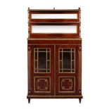 A mahogany and gilt metal mounted side cabinet
