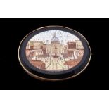 A micro mosaic brooch of Saint Peter's Square