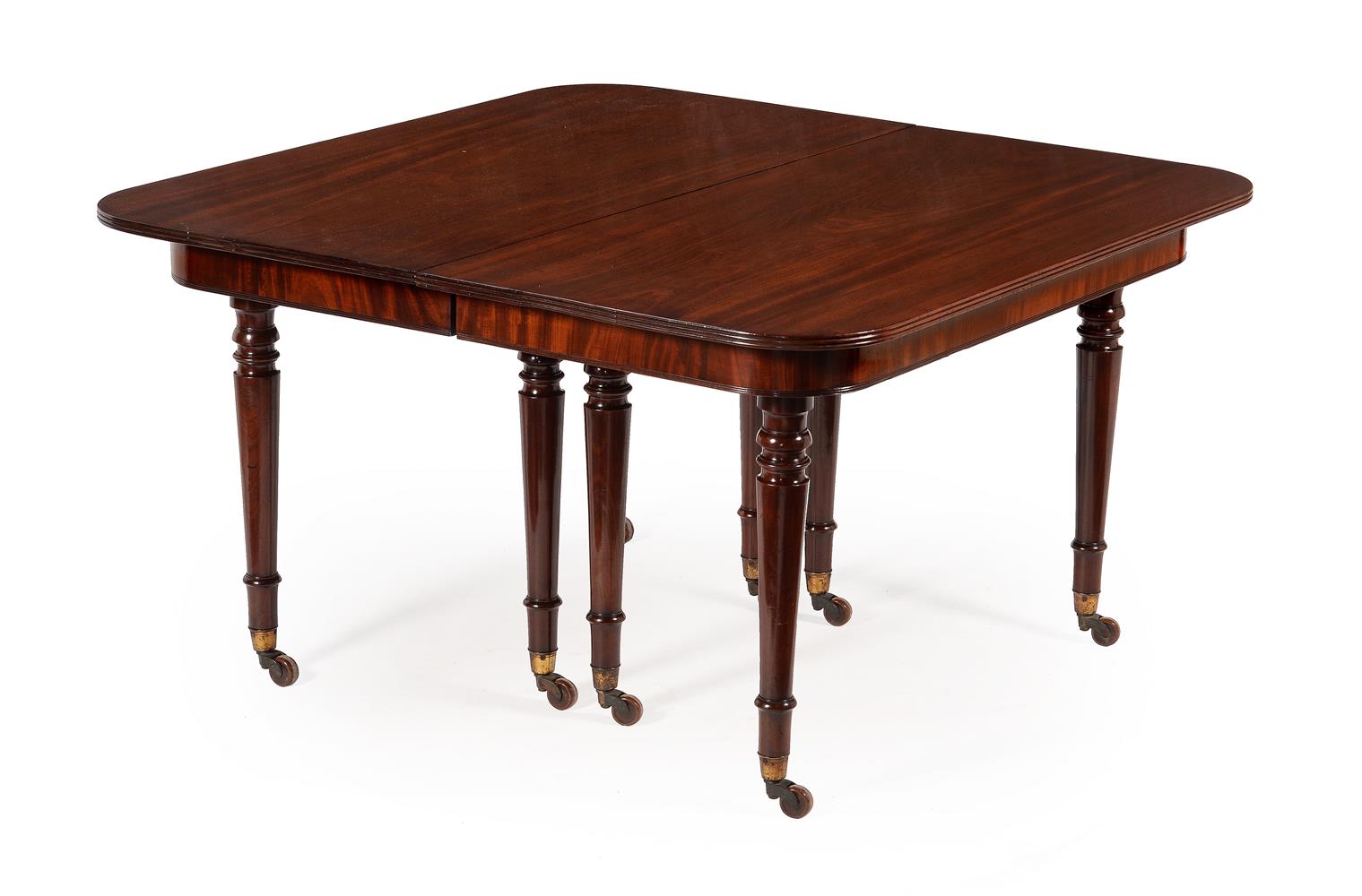 A mahogany dining table in George III style - Image 2 of 2