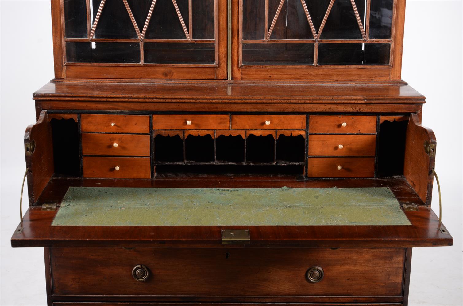 A Regency mahogany secretaire bookcase - Image 3 of 3