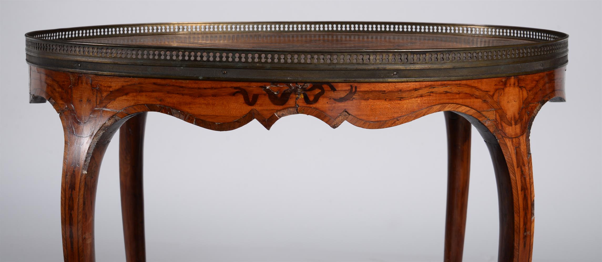 A George III mahogany and marquetry inlaid oval occasional table - Image 2 of 3