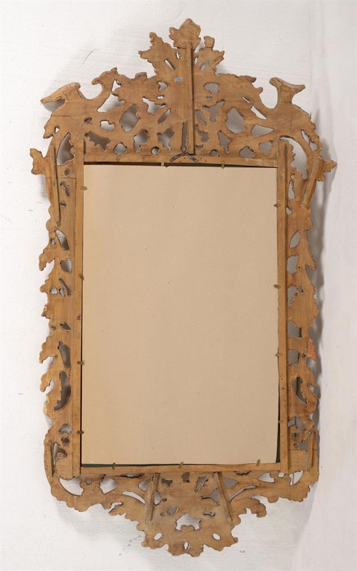 A Continental carved giltwood wall mirror in Baroque taste - Image 2 of 2
